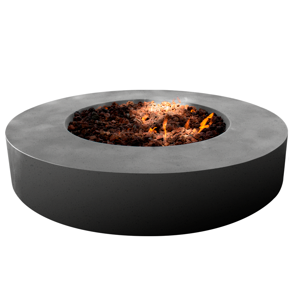 Coliseo Concrete Cylinder Fire Pit 02