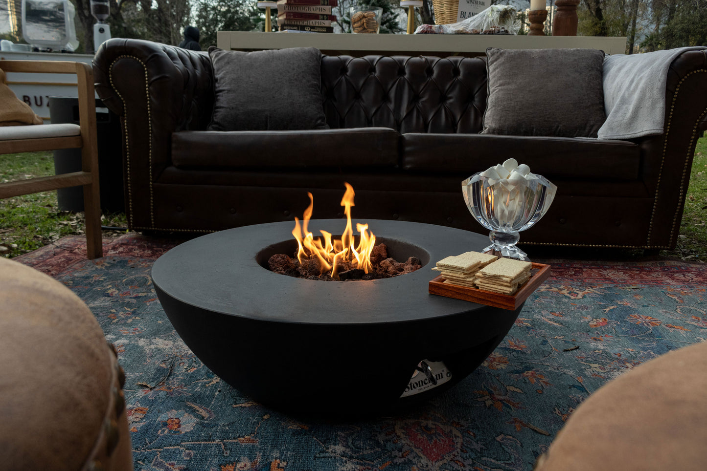 Venecia Concrete Fire Bowl 01