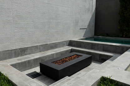 Manhattan Concrete Rectangular Fire Pit 03