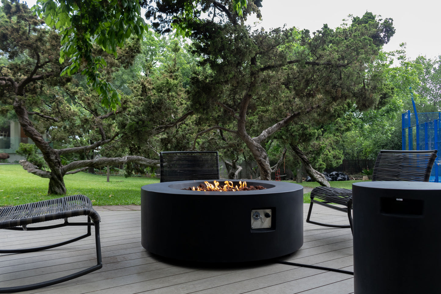 Coliseo Concrete Cylinder Fire Pit 01