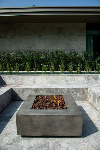 Manhattan Concrete Rectangular Fire Pit 06