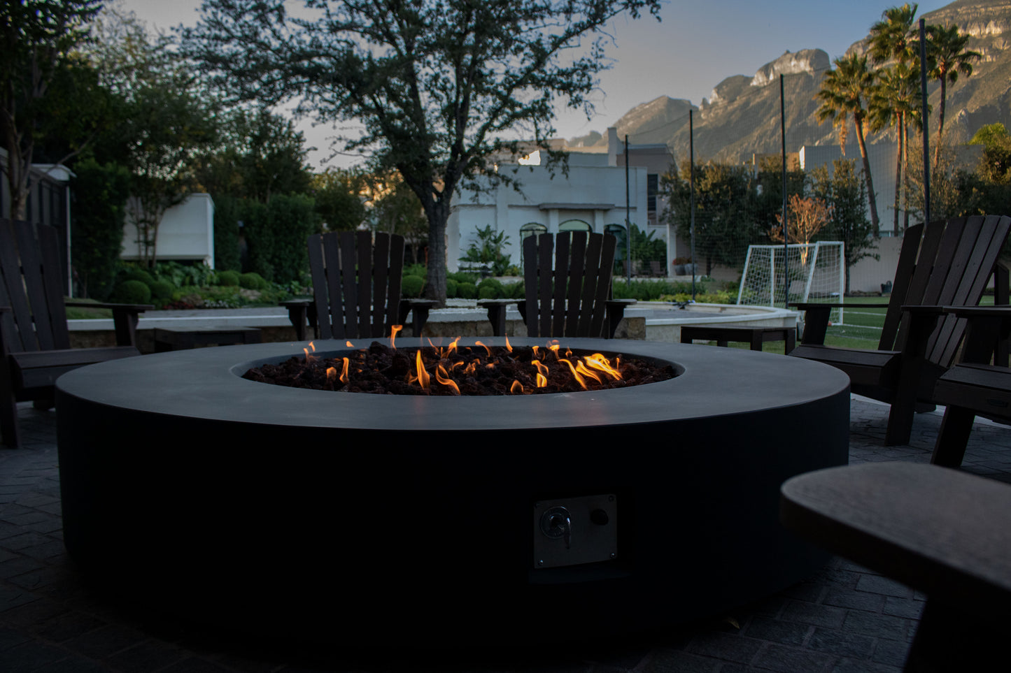 Coliseo Concrete Cylinder Fire Pit 02