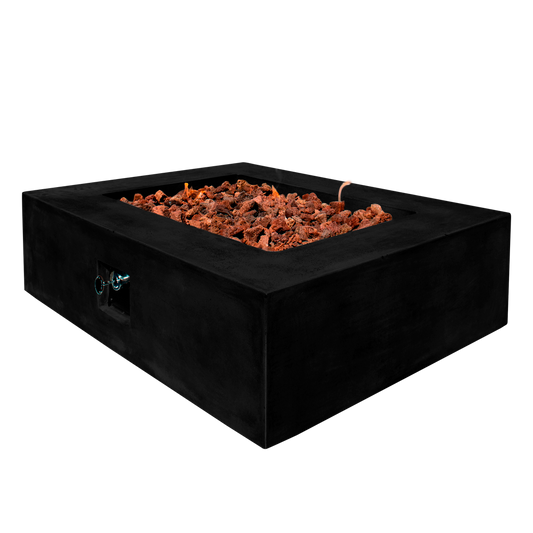 Manhattan Concrete Rectangular Fire Pit 06