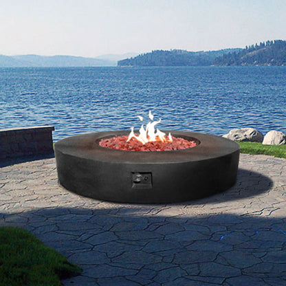 Coliseo Concrete Cylinder Fire Pit 02