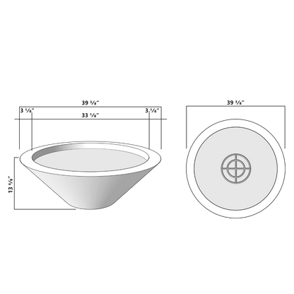 Cairo Concrete Fire Bowl 02