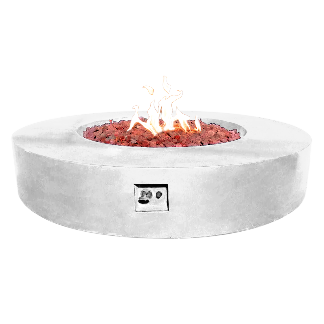 Coliseo Concrete Cylinder Fire Pit 02