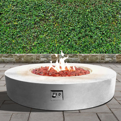 Coliseo Concrete Cylinder Fire Pit 02