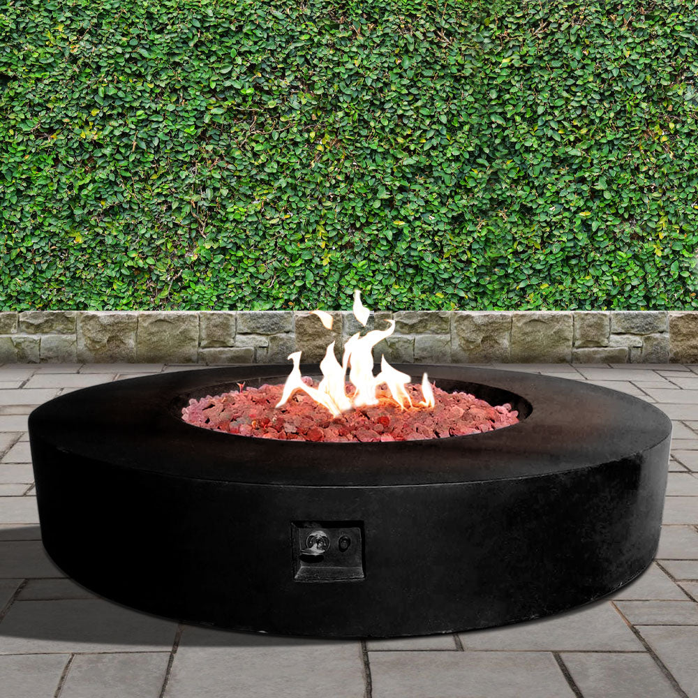 Coliseo Concrete Cylinder Fire Pit 02