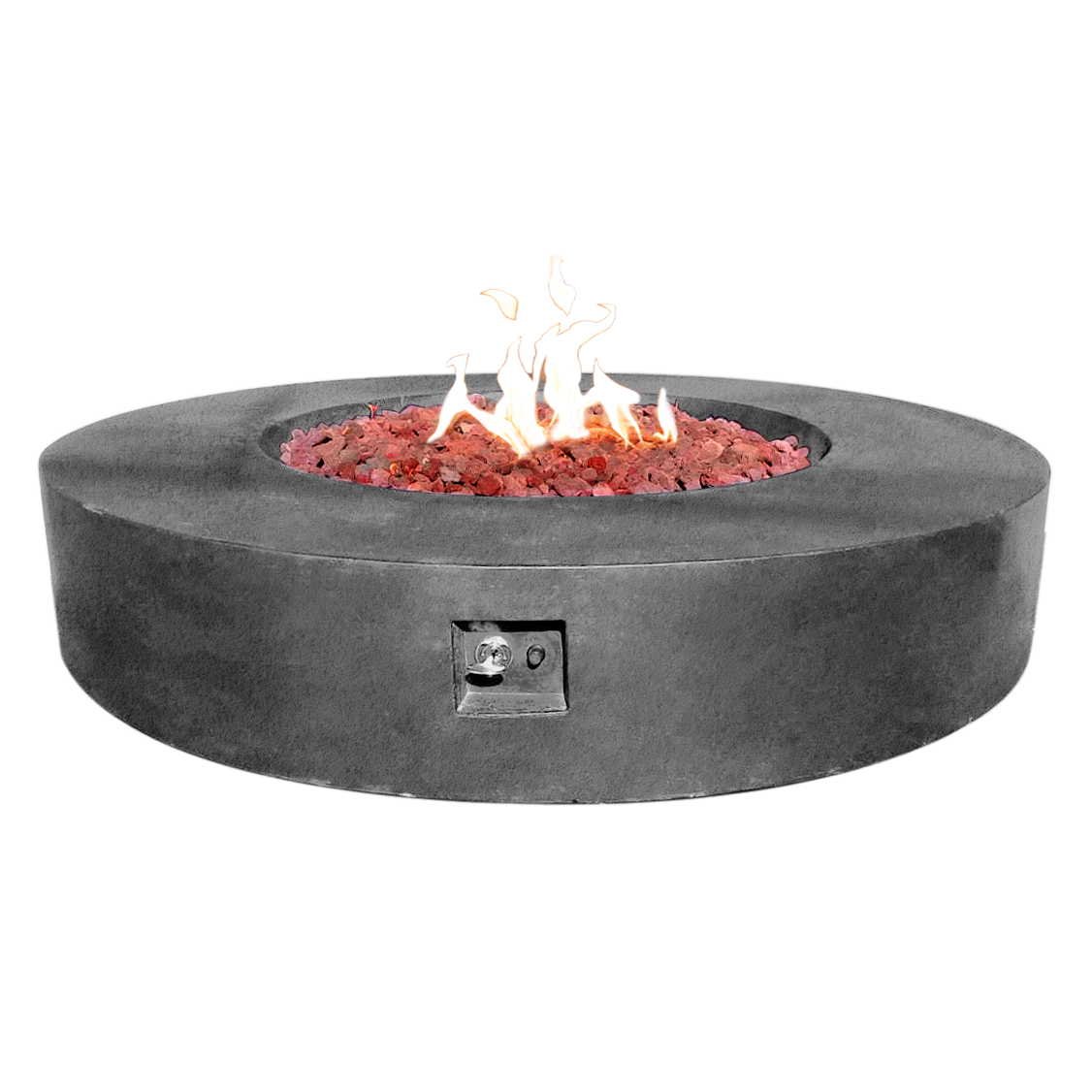 Coliseo Concrete Cylinder Fire Pit 02