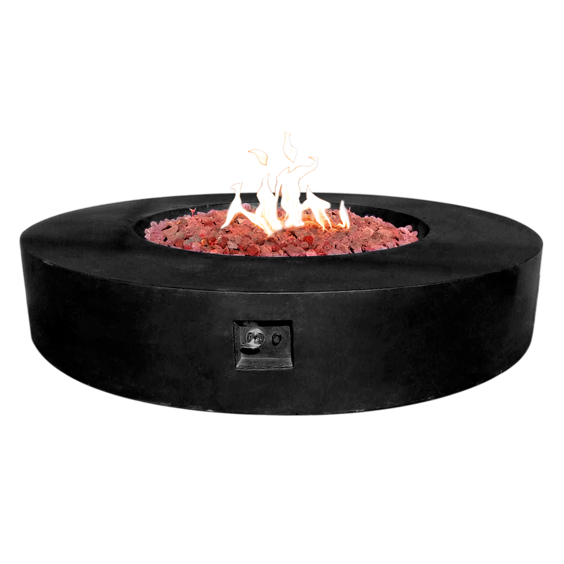 Coliseo Concrete Cylinder Fire Pit 02