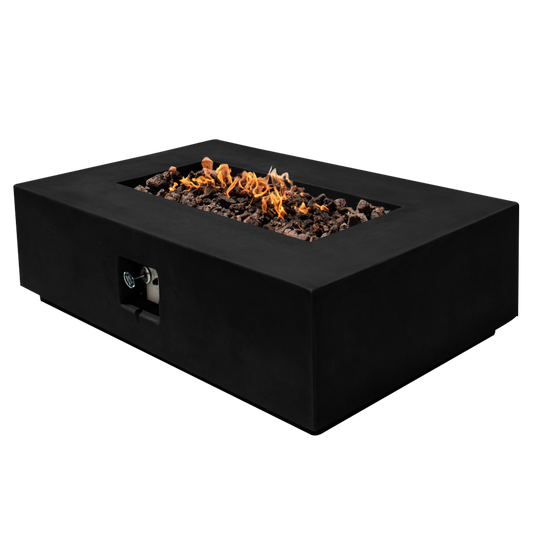 Manhattan Concrete Rectangular Fire Pit 01