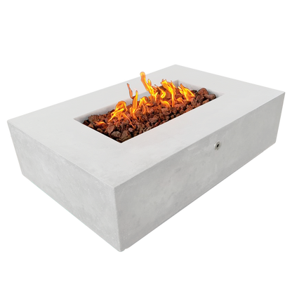 Manhattan Concrete Rectangular Fire Pit 01