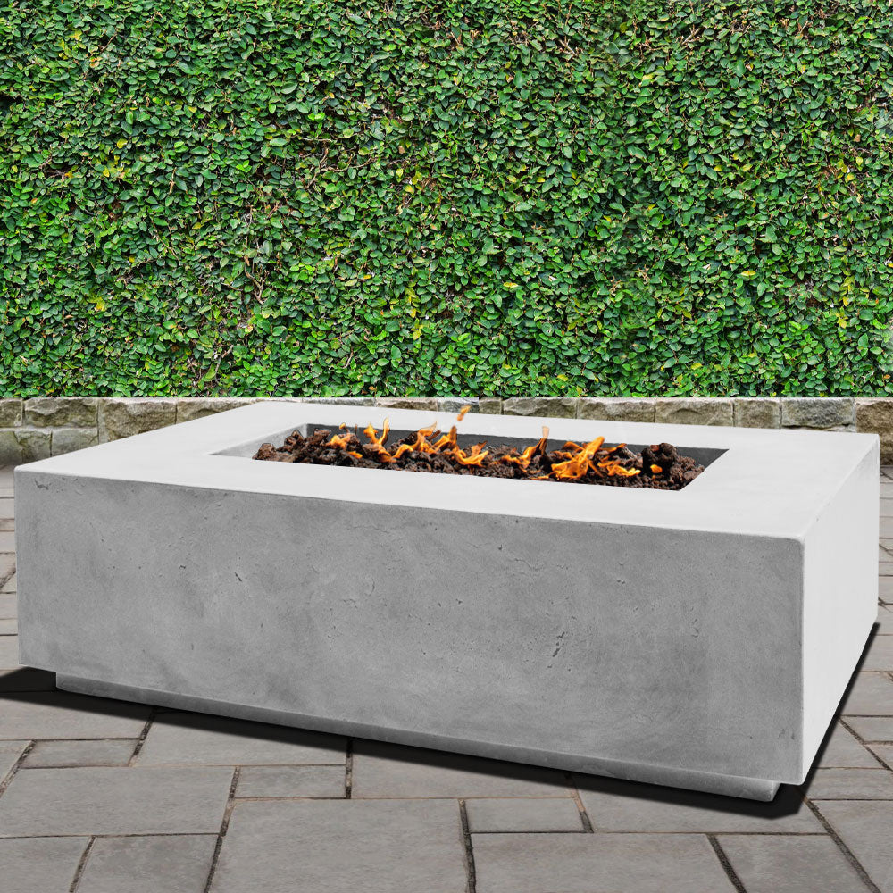 Manhattan Concrete Rectangular Fire Pit 01