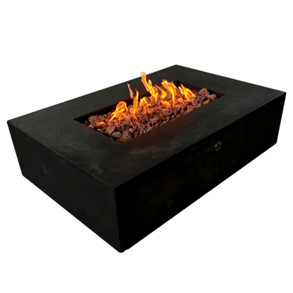 Manhattan Concrete Rectangular Fire Pit 01