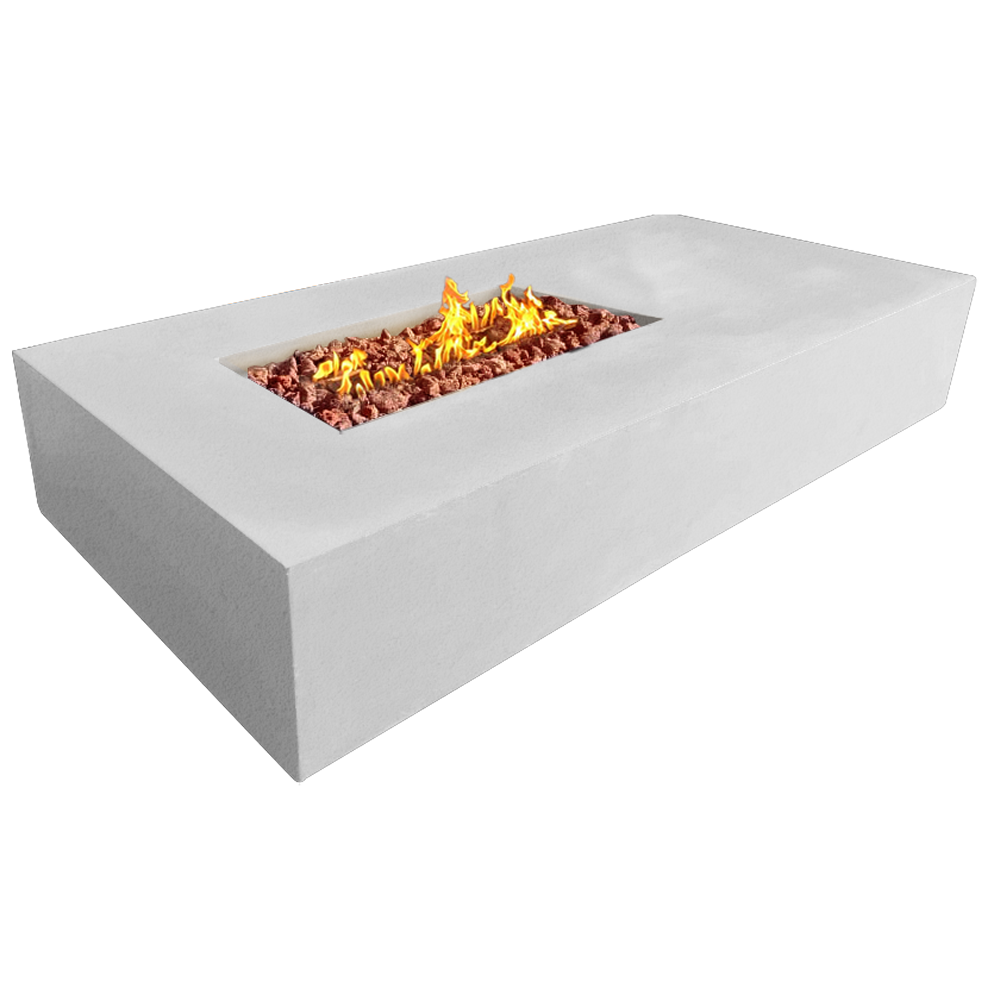 Manhattan Concrete Rectangular Fire Pit 02