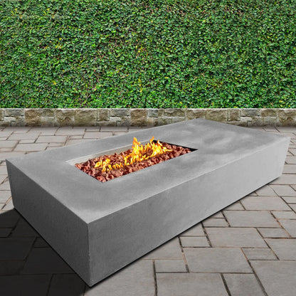 Manhattan Concrete Rectangular Fire Pit 02