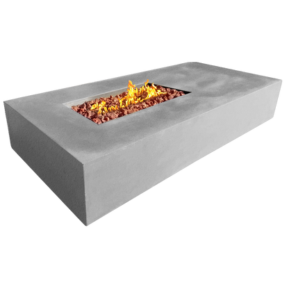 Manhattan Concrete Rectangular Fire Pit 02