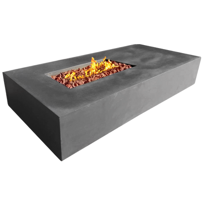 Manhattan Concrete Rectangular Fire Pit 02