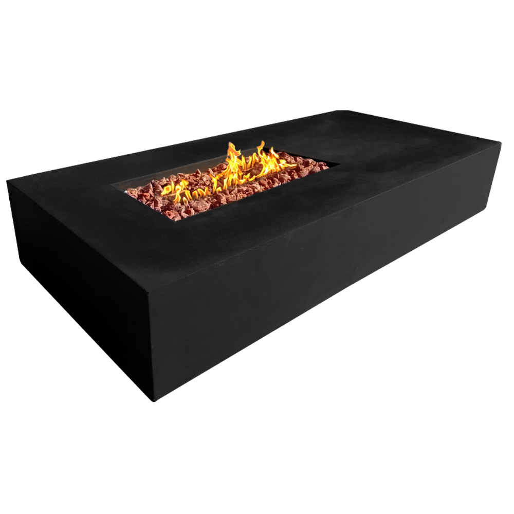 Manhattan Concrete Rectangular Fire Pit 02