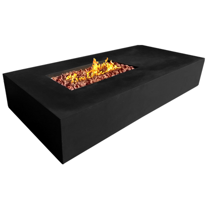 Manhattan Concrete Rectangular Fire Pit 02