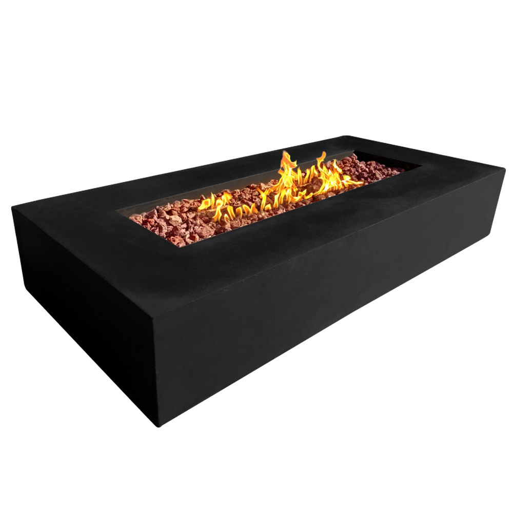 Manhattan Concrete Rectangular Fire Pit 03