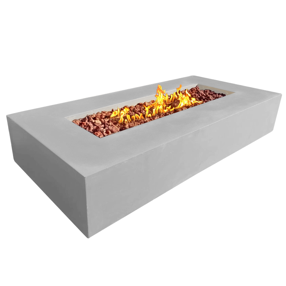 Manhattan Concrete Rectangular Fire Pit 03