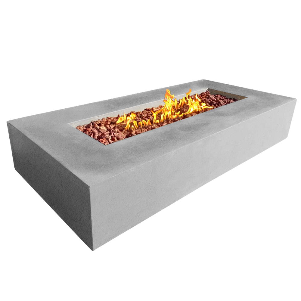 Manhattan Concrete Rectangular Fire Pit 03