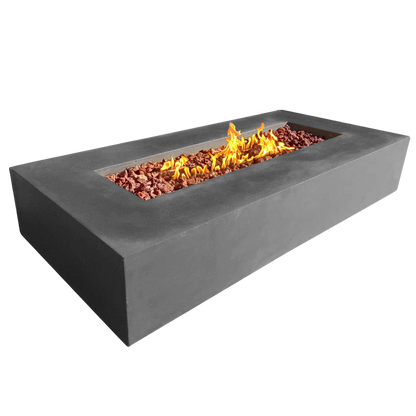 Manhattan Concrete Rectangular Fire Pit 03