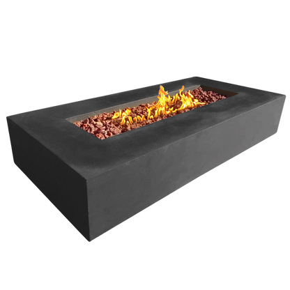 Manhattan Concrete Rectangular Fire Pit 03