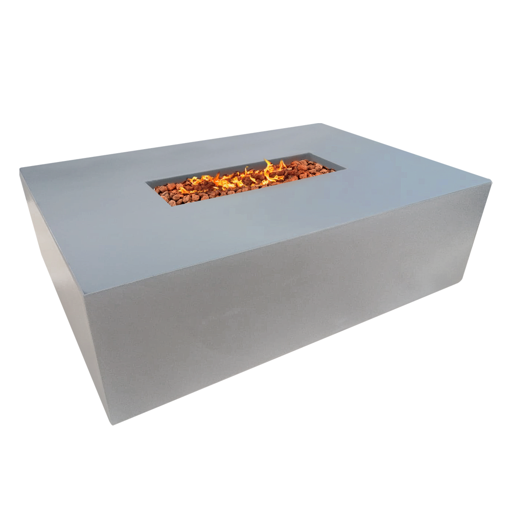 Manhattan Concrete Rectangular Fire Pit 04