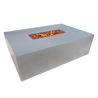 Manhattan Concrete Rectangular Fire Pit 04