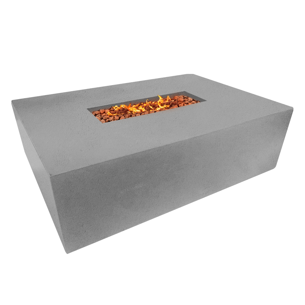 Manhattan Concrete Rectangular Fire Pit 04