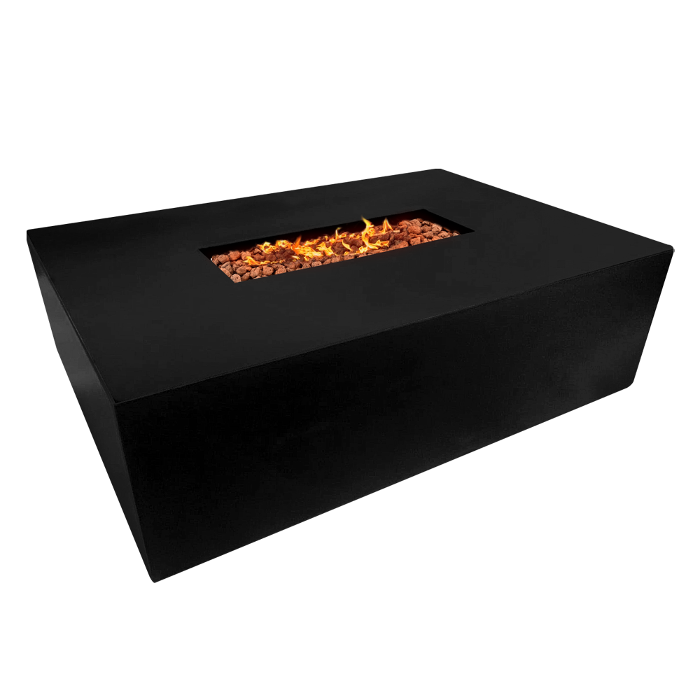 Manhattan Concrete Rectangular Fire Pit 04