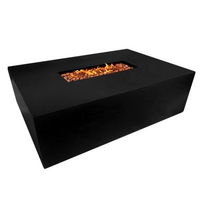 Manhattan Concrete Rectangular Fire Pit 04