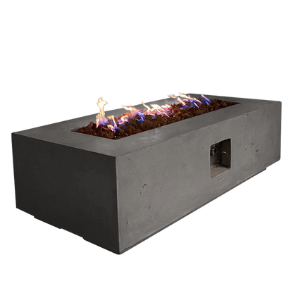 Manhattan Concrete Rectangular Fire Pit 05