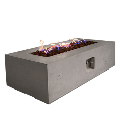 Manhattan Concrete Rectangular Fire Pit 05