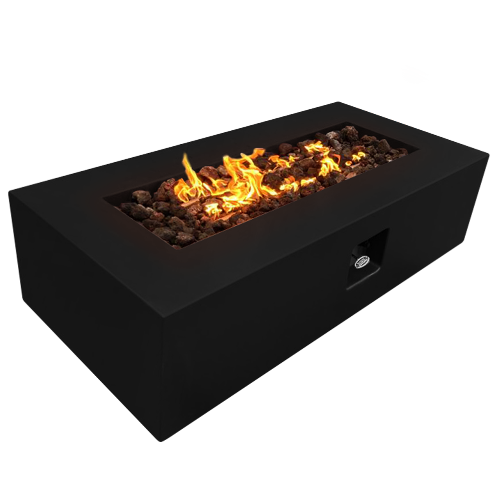 Manhattan Concrete Rectangular Fire Pit 05