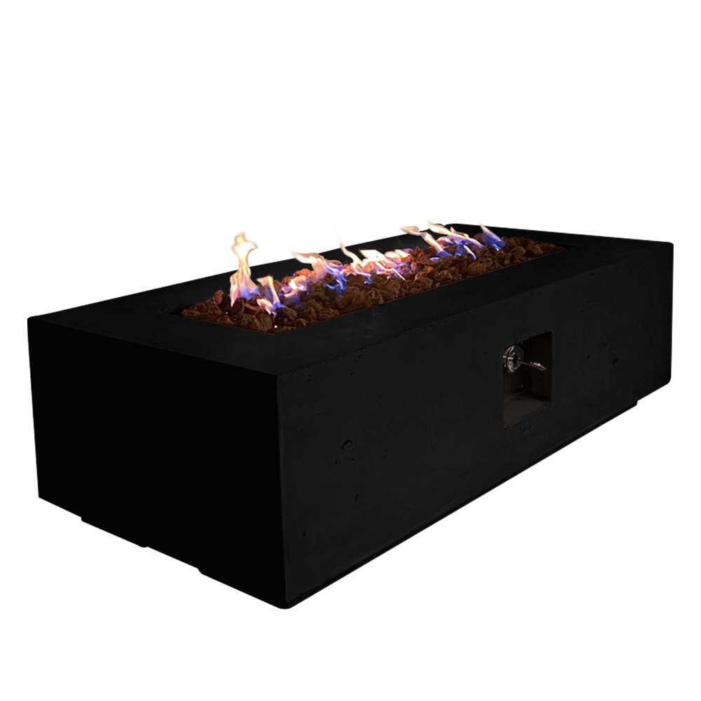 Manhattan Concrete Rectangular Fire Pit 05