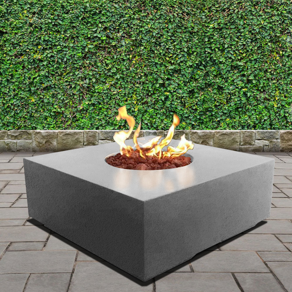 Praga Concrete Square Fire Pit