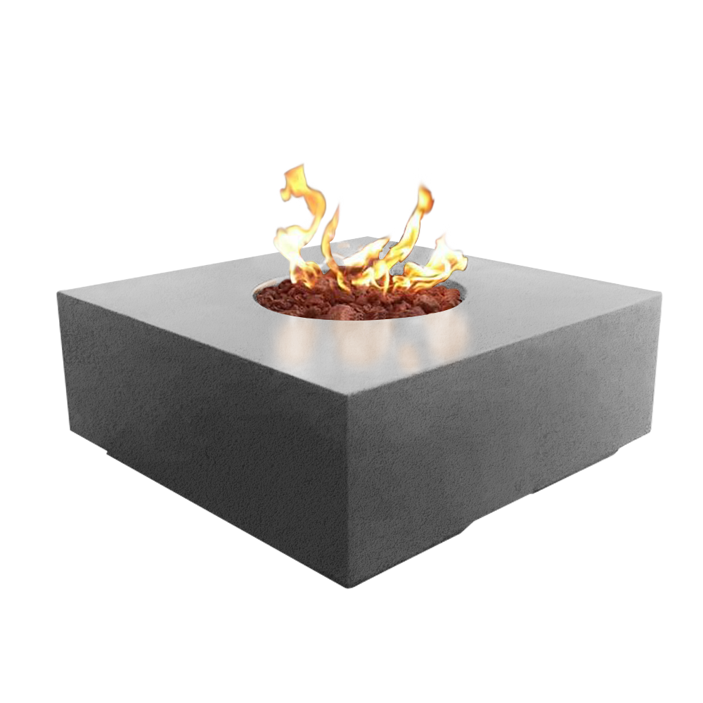 Praga Concrete Square Fire Pit