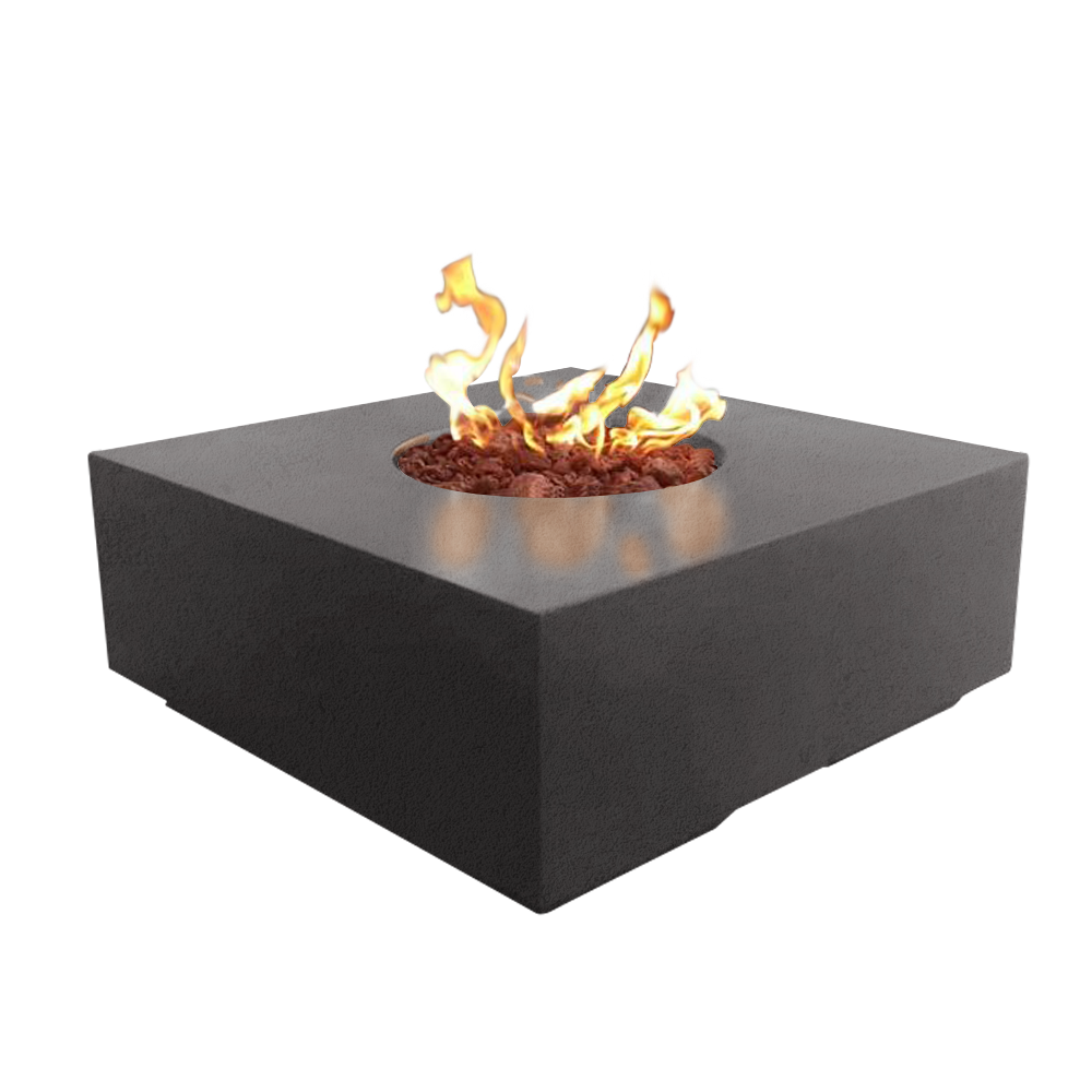 Praga Concrete Square Fire Pit