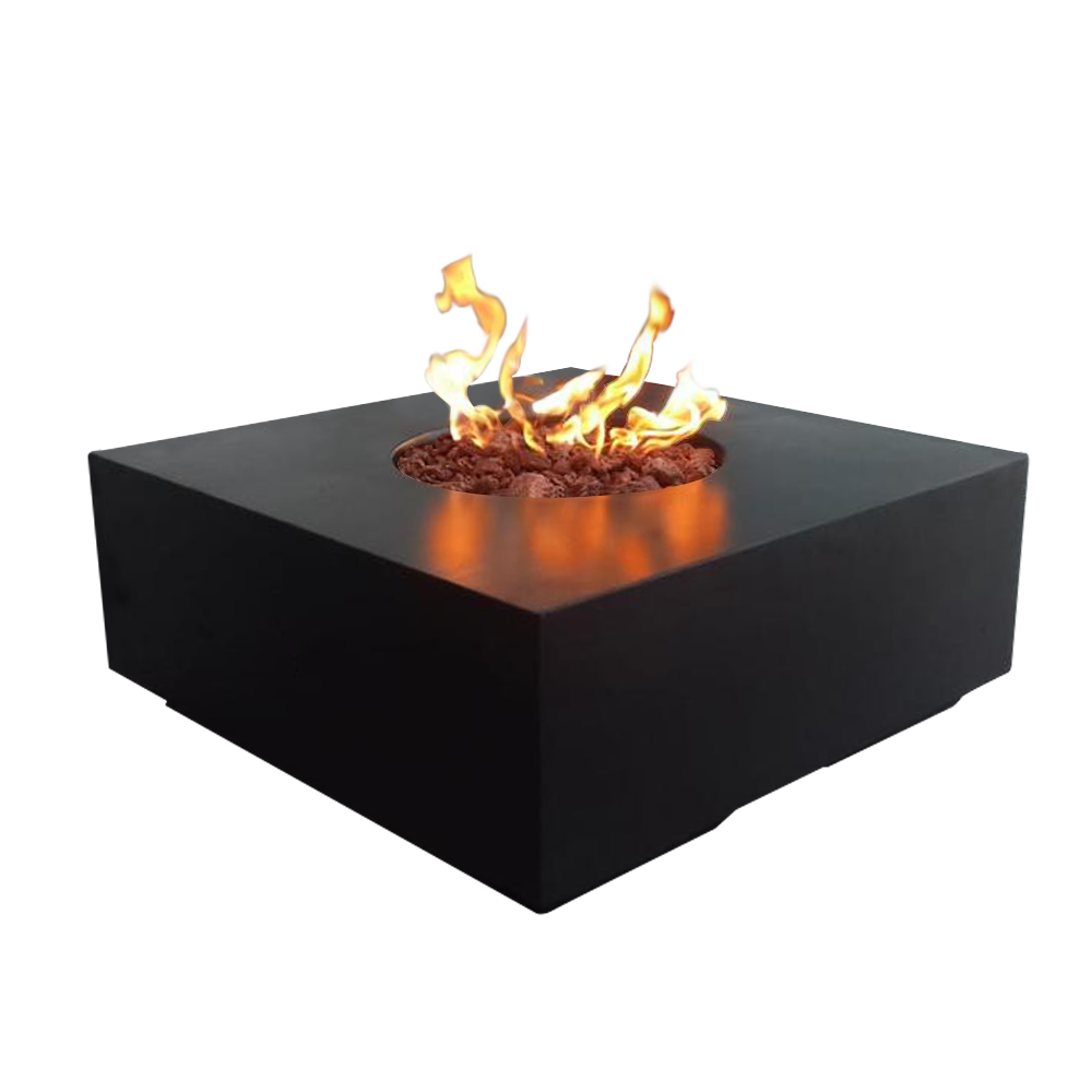 Praga Concrete Square Fire Pit